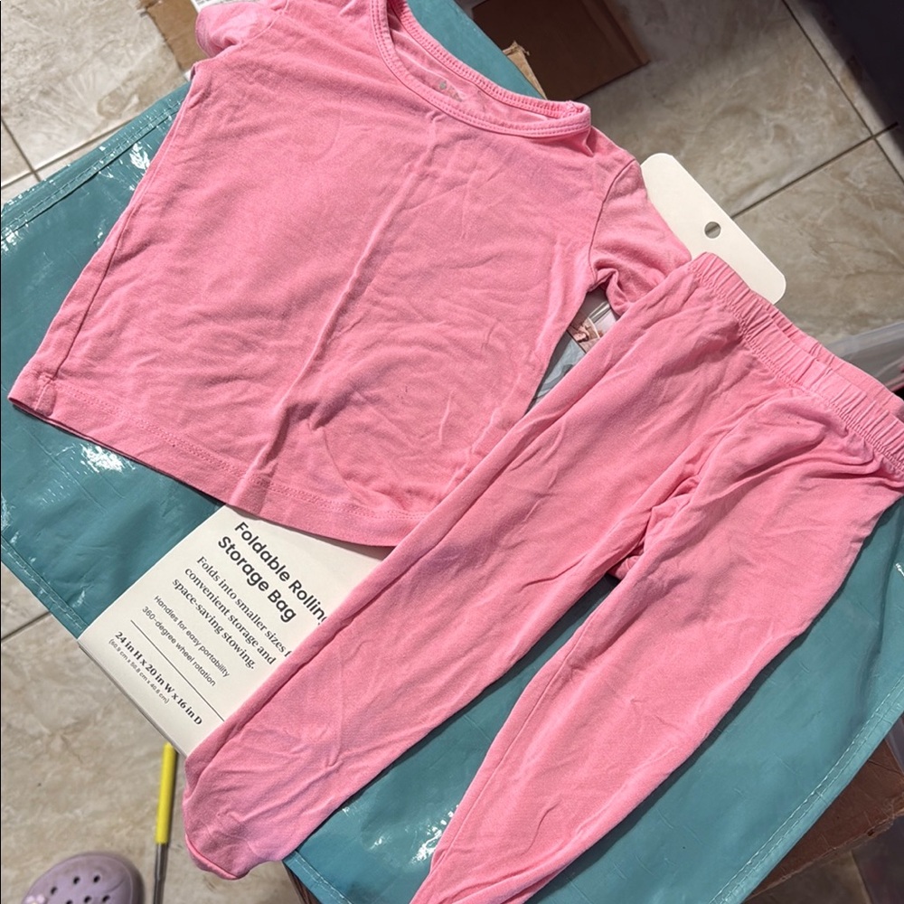 Pink Toddler Outfit Set